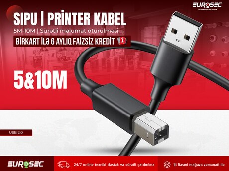 Sipu USB Printer Cable