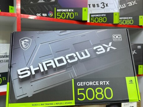 Videokart “MSI Shadow GeForce RTX 5080 16GB 3X”