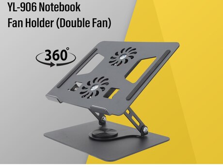 YL-906 Notebook Fan Holder 360° 