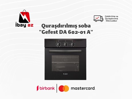 Quraşdırılmış soba "Gefest DA 602-01 A"