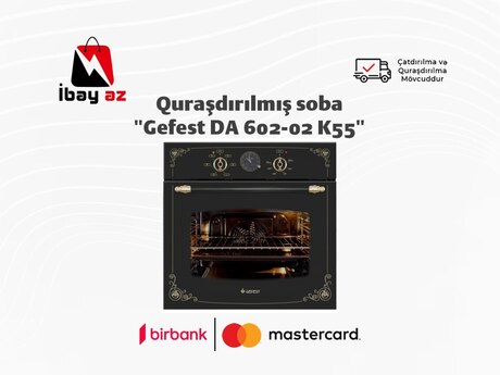 Quraşdırılmış soba "Gefest DA 602-02 K93"
