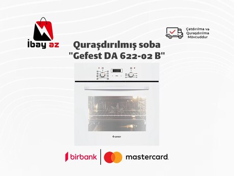 Quraşdırılmış soba "Gefest DA 622-02 B"