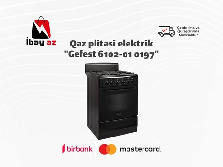 Qaz plitəsi elektrik "Gefest 6102-01 0197"