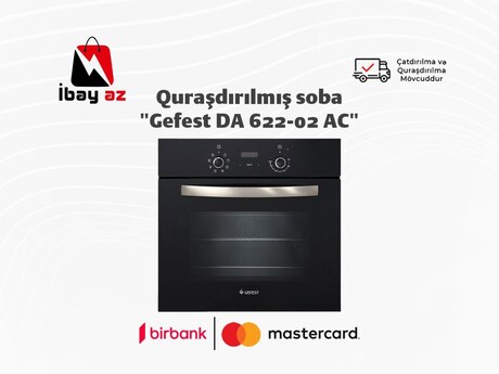 Quraşdırılmış soba "Gefest DA 622-02 AC"