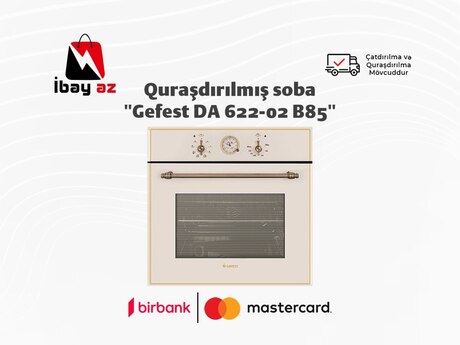 Quraşdırılmış soba "Gefest DA 622-02 B85"