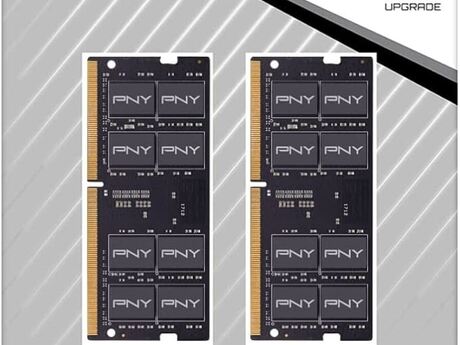 PNY 32GB (2×16GB) DDR4 2666MHz SO-DIMM RAM PNY 32GB (2×16GB) DDR4 2666MHz SO-DIMM RAM