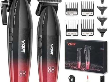Professional təraş aparatı dəsti VGR 640 2500MAH 9000RPM Ceramic Blades Cord/Cordless