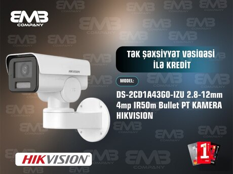DS-2CD1A43G0-IZU 2.8-12mm 4MP IR50m PT kamera
