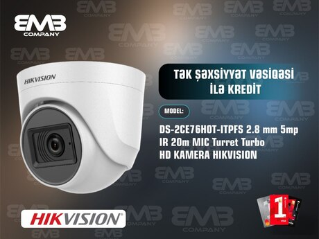 DS-2CE76HOT-ITPFS 2.8mm 5MP IR 20m