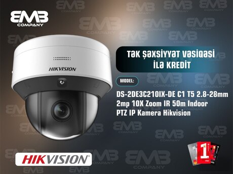 DS-2DE3C210IX-DE C1 T5 2.8-28mm 2MP 10x Zoom IR 50m PTZ