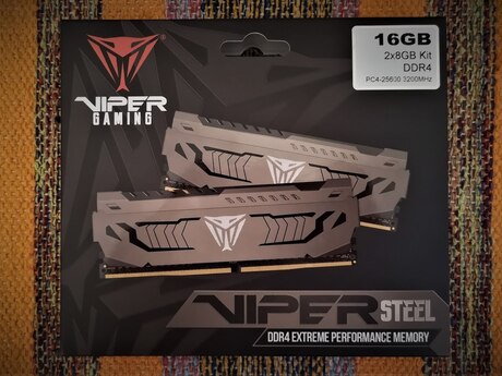 Patriot Viper Steel 16GB (2×8GB) DDR4-3200 RAM