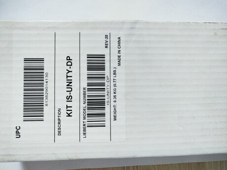 Liebert IntelliSlot Unity Card – KIT IS-UNITY-DP Liebert IntelliSlot Unity Card – KIT IS-UNITY-DP