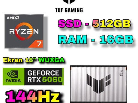 Asus TUF A18 FA808UM RTX 5060 Gaming 