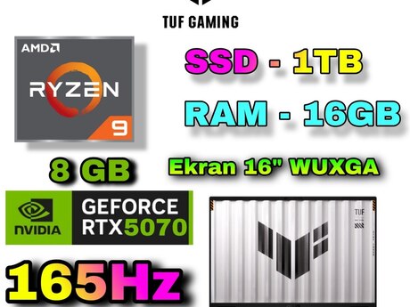 Asus TUF A16 FA608PP RTX 5070 Gaming