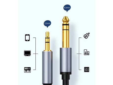 Kabel AUX 3.5mm to 6.35mm