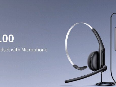 Edifier Headphones CC100 BlackWired Mono Headset with Microphone, 30mm, 94 ± 3dB (A), 20Hz - 20kHz Edifier Headphones CC100 BlackWired Mono Headset with Microphone, 30mm, 94 ± 3dB (A), 20Hz - 20kHz