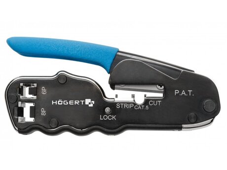 Konnektor sıxacı Högert HT1P172 (6P, 8P, RJ45)