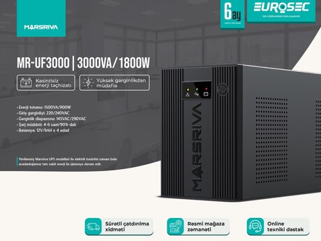 UPS "MR-UF3000 3000VA/1800W" UPS "MR-UF3000 3000VA/1800W"