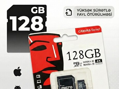 Kingston 128GB Orijinal Micro SD Kart