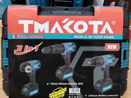 Drel dəsti "Tmakota 3 in 1" 