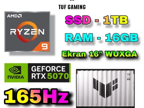 Asus TUF A16 FA608PP RTX 5070 Gaming