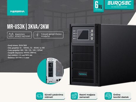 Online UPS "MR-US3K" Online UPS "MR-US3K"
