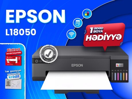 Printer A3 formatlı  "EPSON EcoTank L18050" 