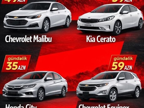 Avtomobillərin icarəsi