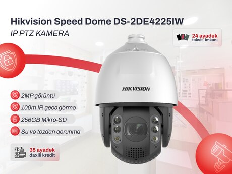 2 MP speed dome PTZ IP kamera Hikvision DS-2DE4225IW