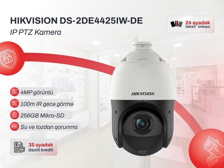 4 MP PTZ IP kamera Hikvision DS-2DE4425IW-DE