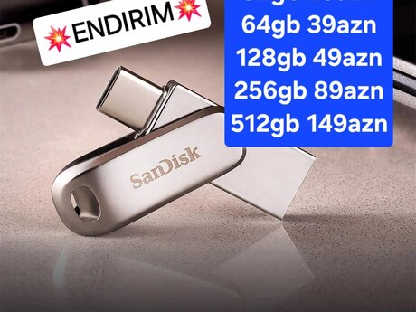 Type-C yaddaş kartı "Sandisk"