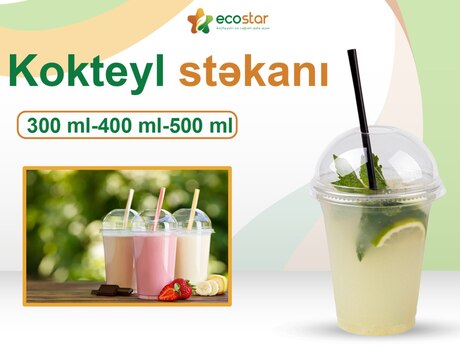 Kokteyl stəkanı (PET) Kokteyl stəkanı (PET)