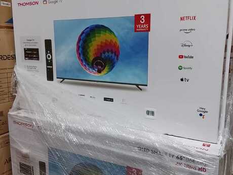 Televizor 65" Thomson QLED Pro 4K 144Hz Smart Google TV Black 65QG7C14