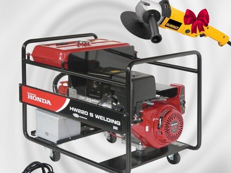 Honda mühərrikli qaynaq generatoru – Antor HW 220 (6.5 kVA / 220A)