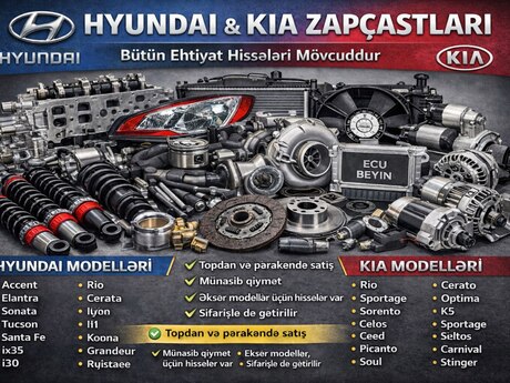 Hyundai, Kia ehtiyat hissələri 