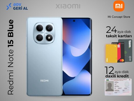 Xiaomi Redmi Note 15 Glacier Blue 256GB/8GB