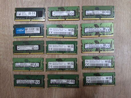 RAM DDR4, DDR5 8GB, 16GB, 32GB 