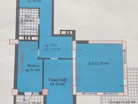 Продаётся 2-комнатная квартира в новостройке, Nizami, 120 м², 194 000 AZN, фото 2 / 12