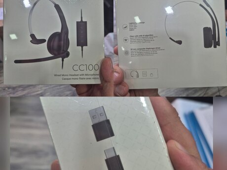 Edifier cc100 operator qulaqlığı mikrofonlu usb+c Edifier cc100 operator qulaqlığı mikrofonlu usb+c