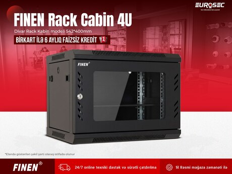 Rack kabin "FINEN - 4U 542*400mm"