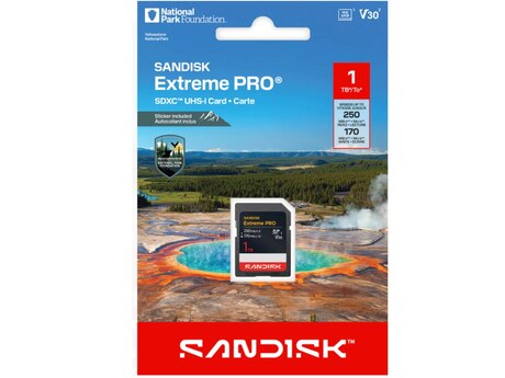 Sandisk Extreme Pro 1TB SD Card 250mb/170mb Sandisk Extreme Pro 1TB SD Card 250mb/170mb