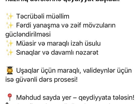 Şagird və ya abituriyent hazırlığı