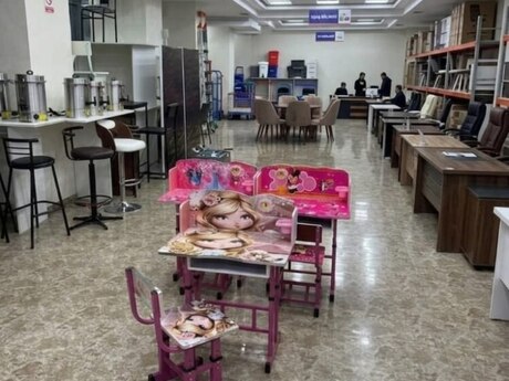 Uşaq yazı masası və oturacağı