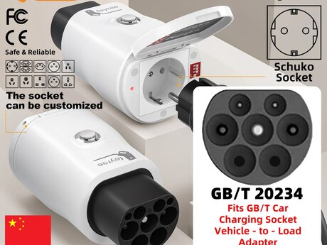 Avtomobil şarj cihazı Feyree GB/T to 220 Volt