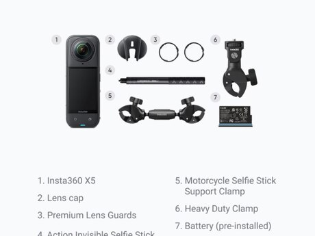 İnsta 360 X5 Moto Bundle