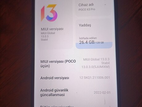 Xiaomi Poco X3 Pro Frost Blue 128GB/8GB