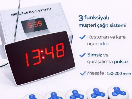 Müştəri çağrı sistemi Müştəri çağrı sistemi