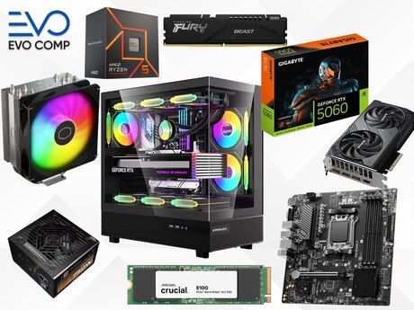 Evo Gaming PC Entry Strike RTX 5060 8GB | Ryzen 5 7500F | 16GB | 1TB