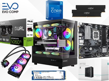 Evo Gaming PC Dual Master RTX 5060 Ti 16GB | Core i7-12700KF | 32GB | 1TB