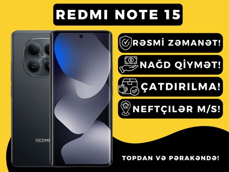 Xiaomi Redmi Note 15 Black 256GB/8GB Xiaomi Redmi Note 15 Black 256GB/8GB